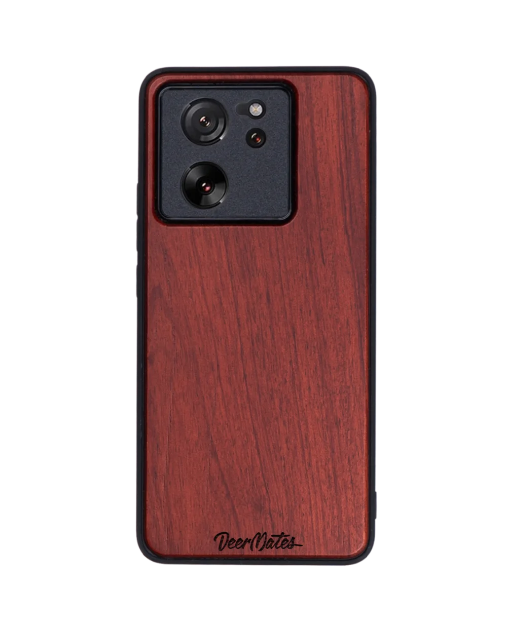 Kwmobile Custodia In Legno Per Xiaomi 13 Lite 5G | Bumper In Silicone Con Rosa Dei Venti Vintage Marrone Scuro - 3